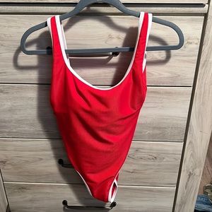 Lainsnow red one piece